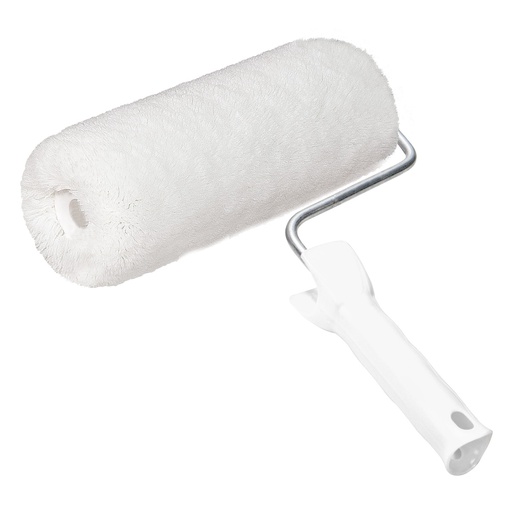 [VBE258SET] Paint roller Blanco 25cm Ø8 sewn with handle
For white color semi dispersion inside/outside painting