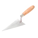 Bricklaying trowel, wooden handle 160mm
